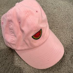pink watermelon hat